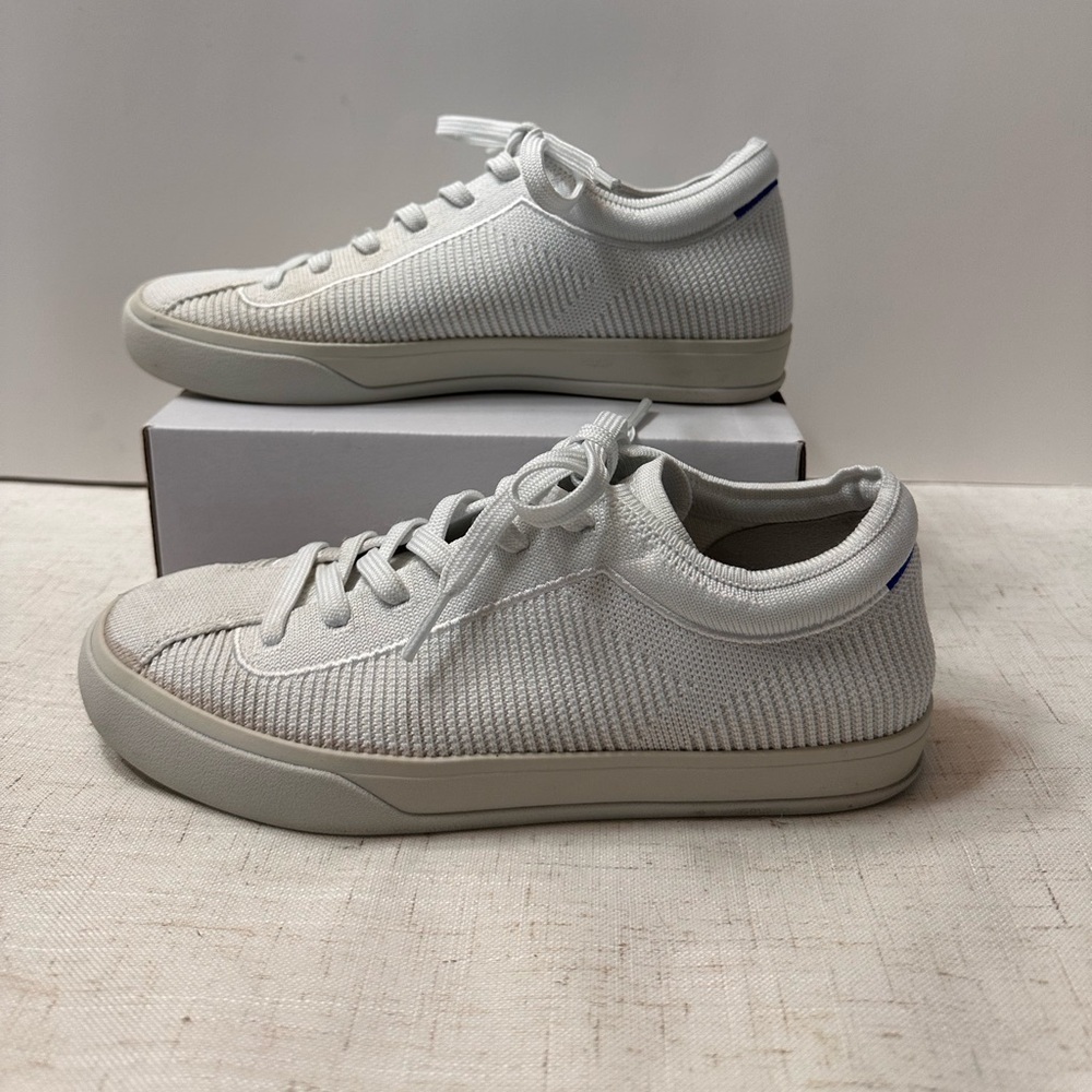 Rothy's Cream Knit Sneakers